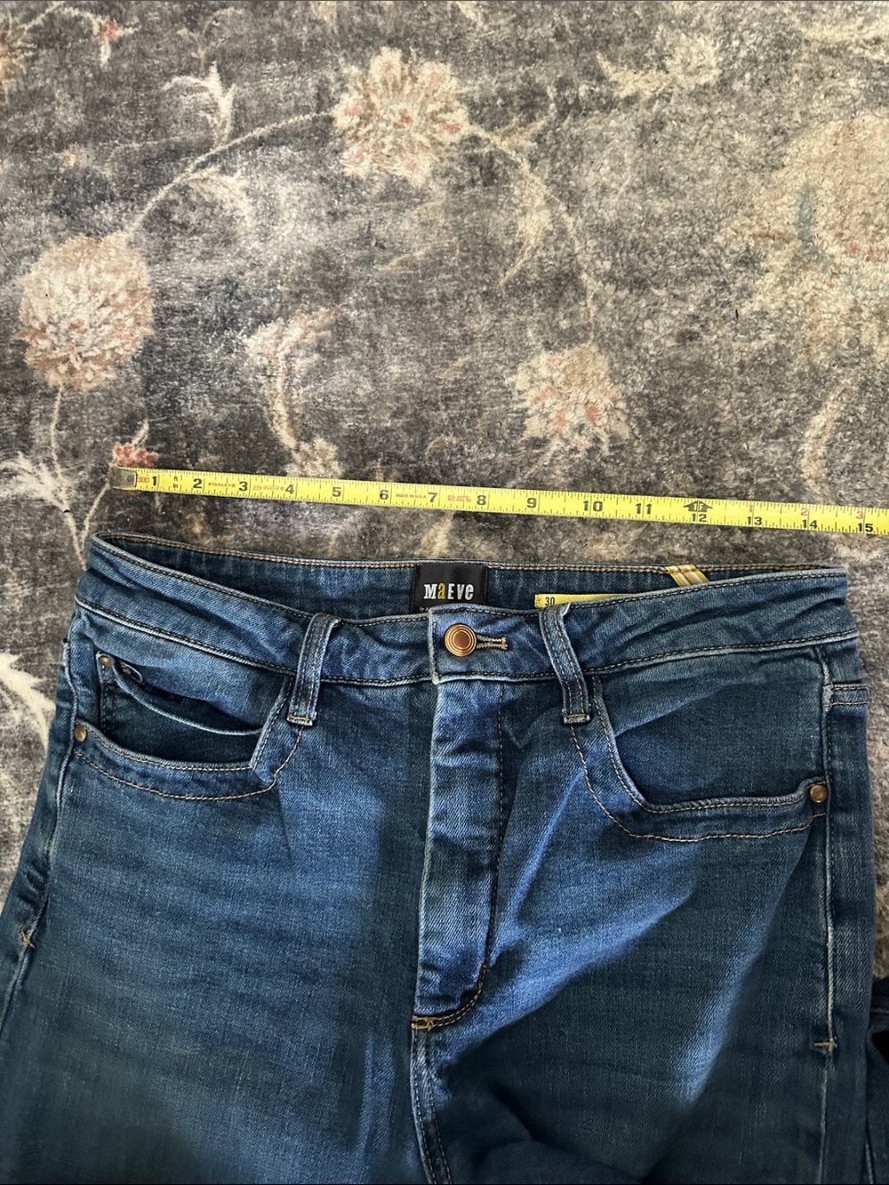 Anthropologie Maeve The Jada High-Rise Wide Leg Jeans - Picture 4 of 5